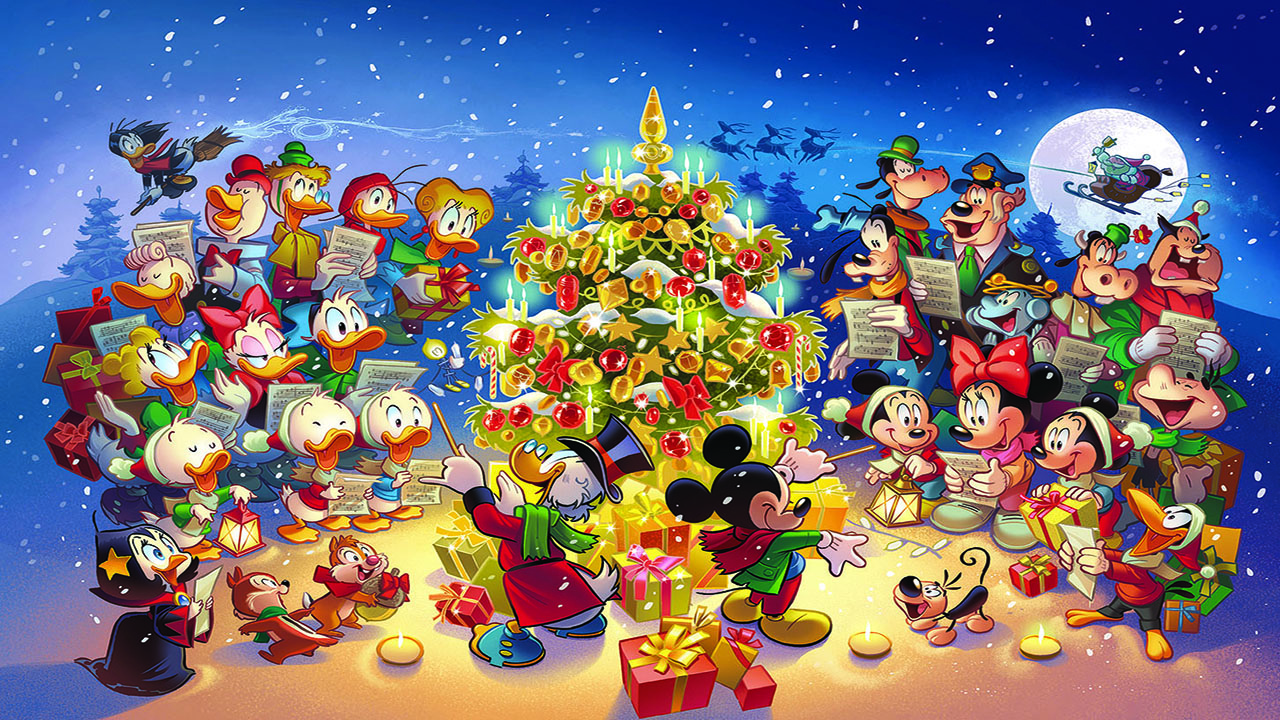 Poster Natale Topolino