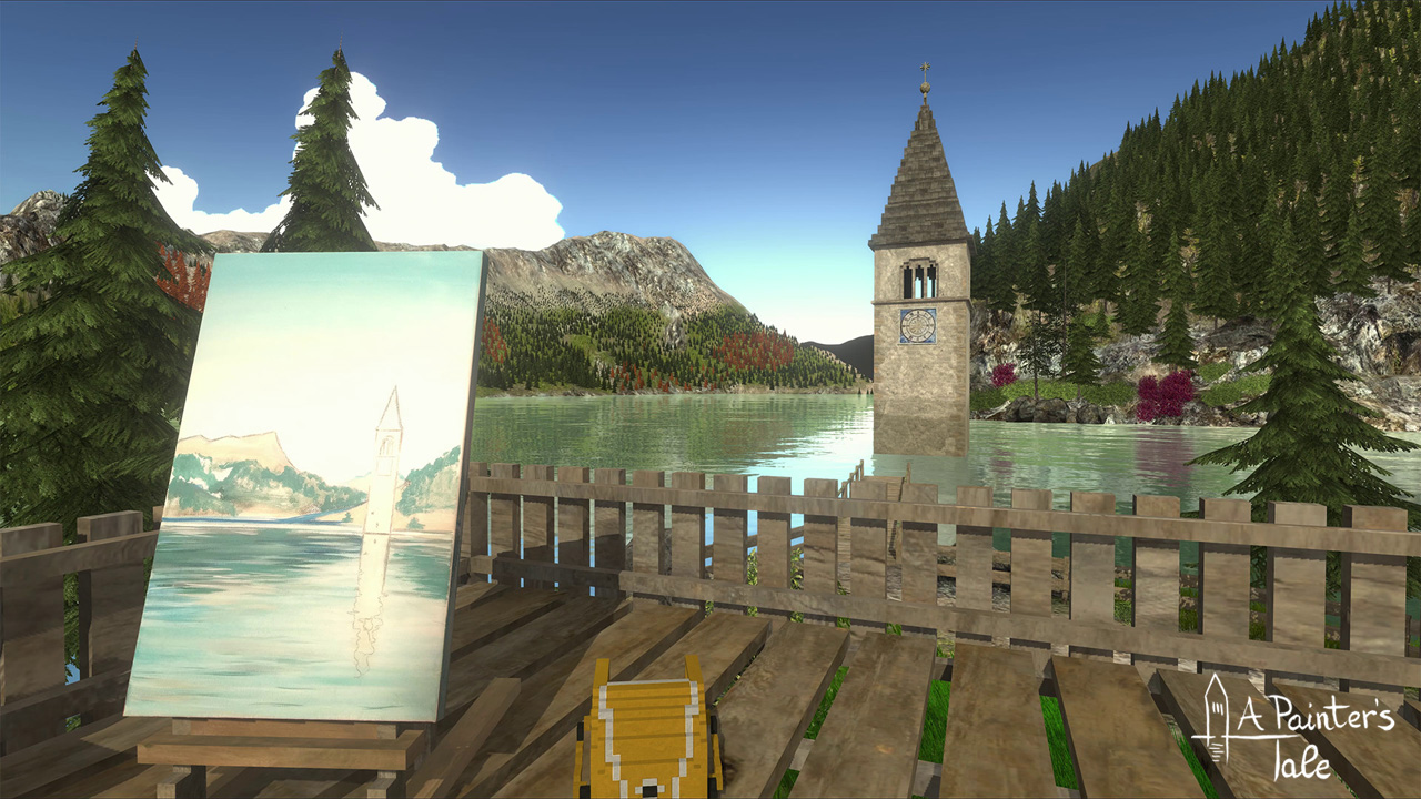 A Painter’s Tale Curon 1950