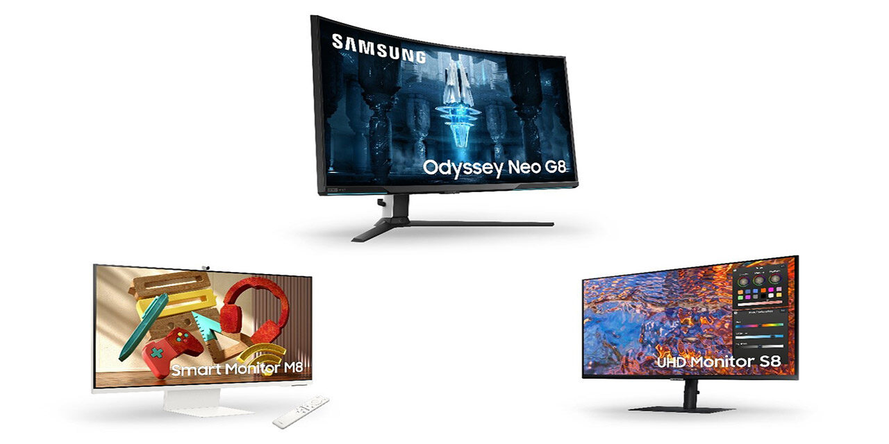 2022 Samsung Monitor lineup (3 models).