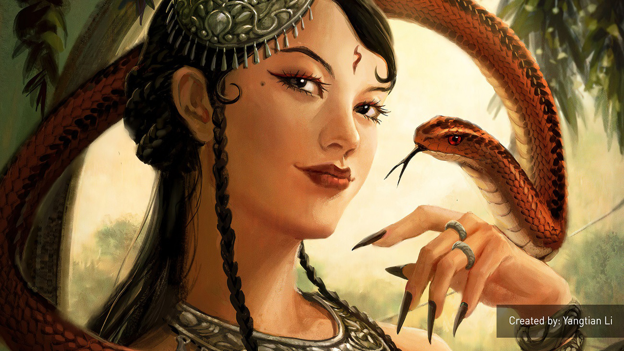 In_the_NVIDIA_Studio-Yangtian_Li-Snake_Witch