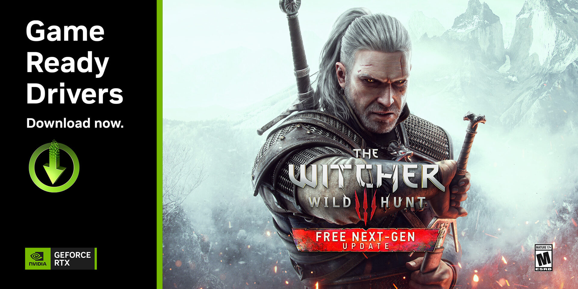 NVIDIA_GeForce_Game Ready Driver_Witcher 3-keyvisual
