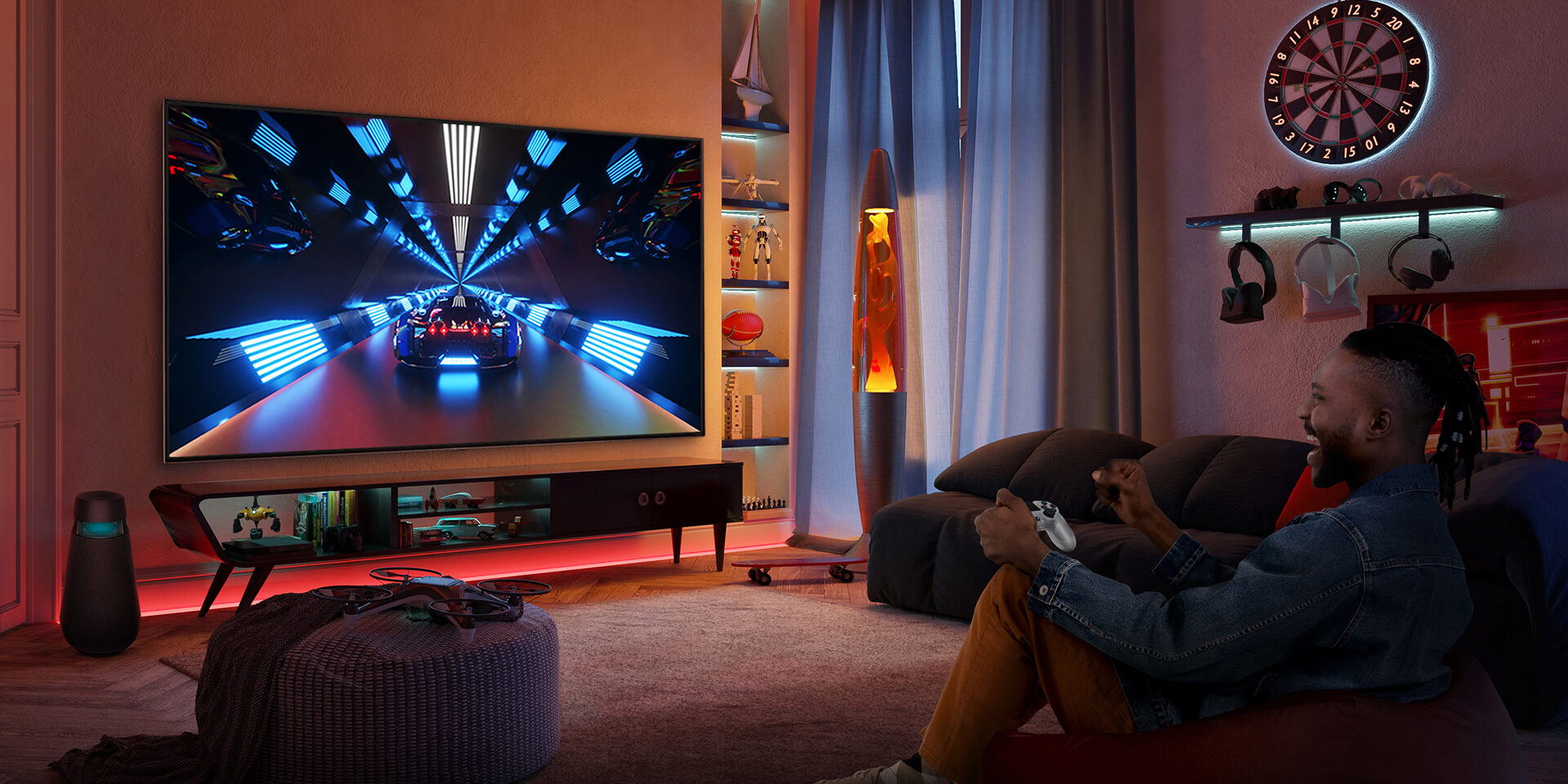 LG QNED_LifeStyleShoot_Gaming